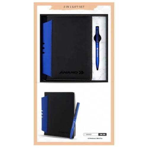 Black and Royal Color Leather Square Corporate Gift Manufacturers, Suppliers, Exporters in Manesar