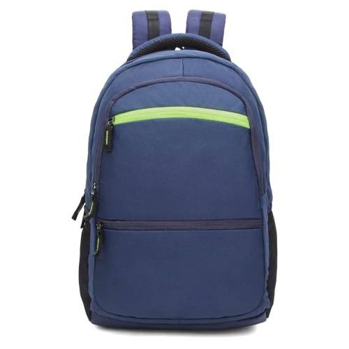 Blue Casual Laptop Backpack with Side Bottle Holder Manufacturers, Suppliers, Exporters in Odisha