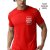 Branded Red Crew Neck T Shirt With Personalized Logo Design Manufacturers, Suppliers in Bhavnagar