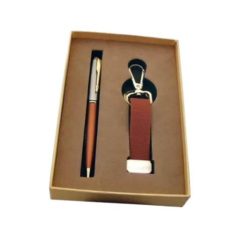 Corporate Promotional Gift Set With Pen And Keychain Combo Box Manufacturers, Suppliers, Exporters in Delhi