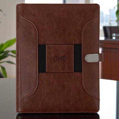 Executive Tech Notebook with Structured PU Leather Protective Cover Manufacturers, Suppliers, Exporters in Mysore