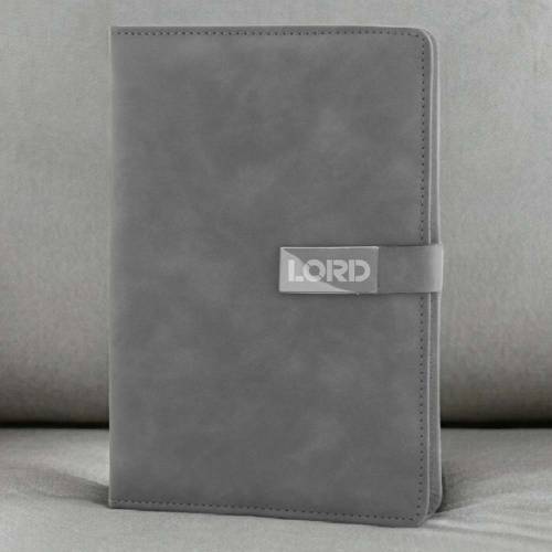 Light Grey Diary with Strap Lock and Premium Soft Touch PU Leather Manufacturers, Suppliers, Exporters in Rewari