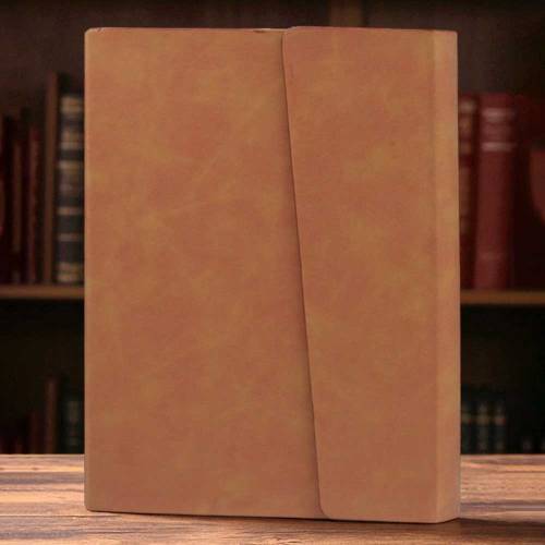 Modern Vintage Style Notebook with Full Height Wrap Closure Flap Manufacturers, Suppliers, Exporters in Manesar