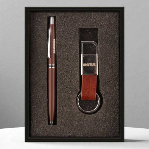 Premium 2 in 1 Executive Corporate Gift Set with Pen and Keychain Manufacturers, Suppliers, Exporters in Bihar