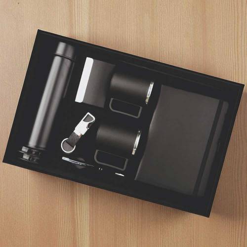Premium Corporate Gift Bundle in Matte Black and Chrome Finish Manufacturers, Suppliers, Exporters in Vapi