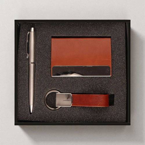 Premium Corporate Welcome Kit with Metal Pen and Card Holder Set Manufacturers, Suppliers, Exporters in Bareilly