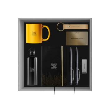 Executive Corporate Gift Set With Ceramic Mug Pens And Keychain Accessories Manufacturers in Kolkata